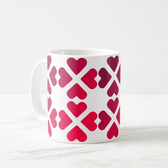 Mug corazones de amor (Devant gauche)