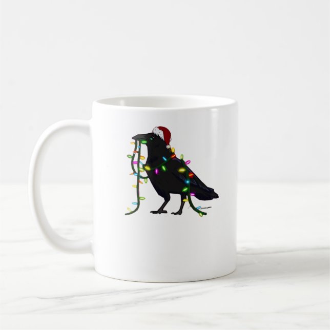 Mug Corbeau de Noël C'est la saison (Gauche)