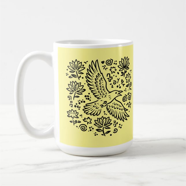 Mug Corbeau de Transformation (Gauche)