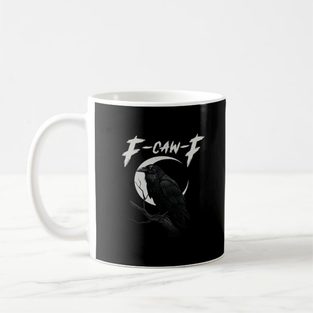 Mug Corbeau Drôle Essentiel Créatif Décontracté (Gauche)