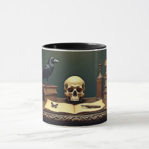 Mug Corbeau et Crâne
