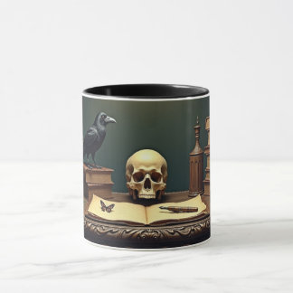 Mug Corbeau et Crâne