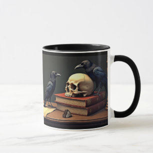 Mug Corbeau et Crâne