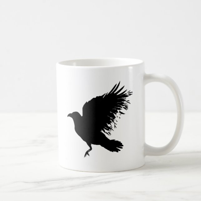 Mug Corbeau - noir (Droite)