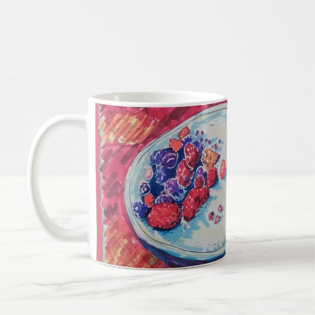 Mug Corbeille de Fruits Rouges (Gauche)