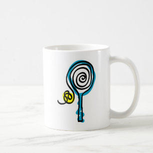 Mug Corde spirale de tennis colorée