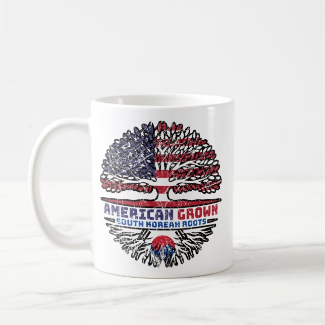 Mug Corée du Sud Sud États-Unis Amérique États-Unis (Gauche)
