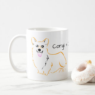 Mug Corgi + Café = la vie