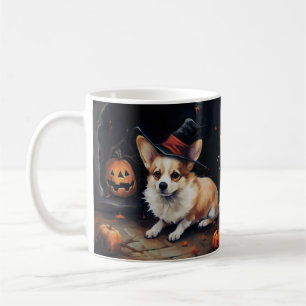 Mug Corgi Citrouilles Halloween Épouvantable