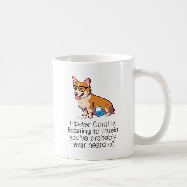 Mug Corgi de hippie (Droite)