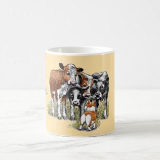Mug Corgi et les vaches