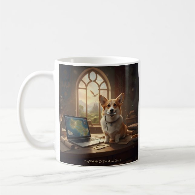 Mug Corgi et Souris (Gauche)