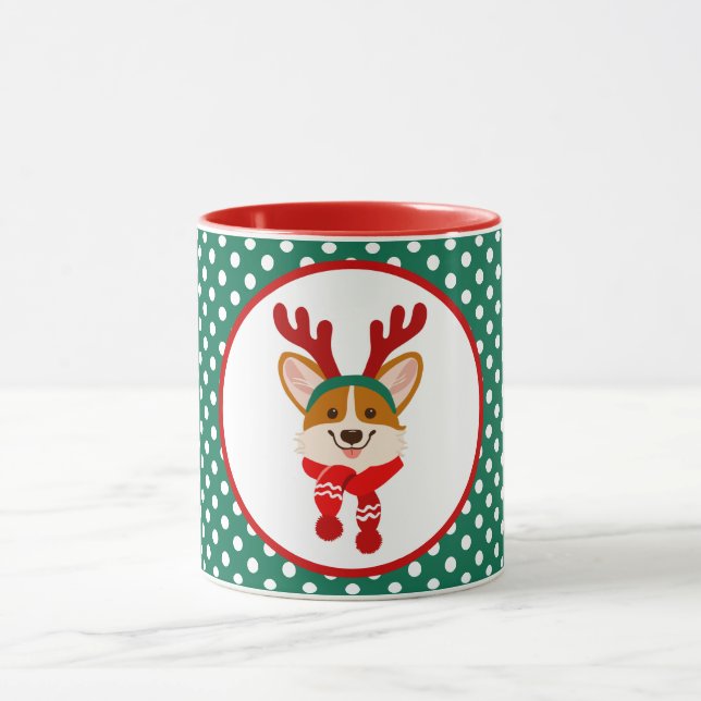 Mug Corgi Joyeux Noël (Centre)