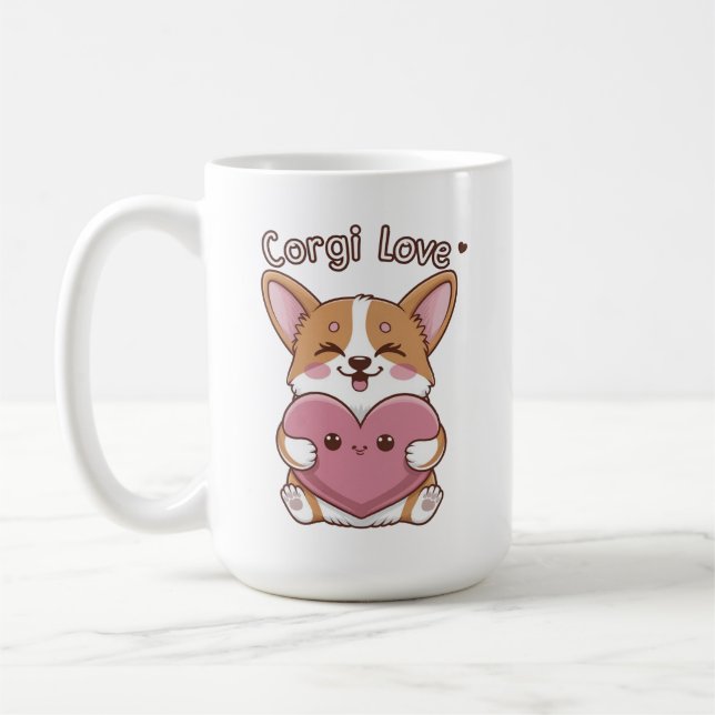 Mug Corgi Love (Gauche)