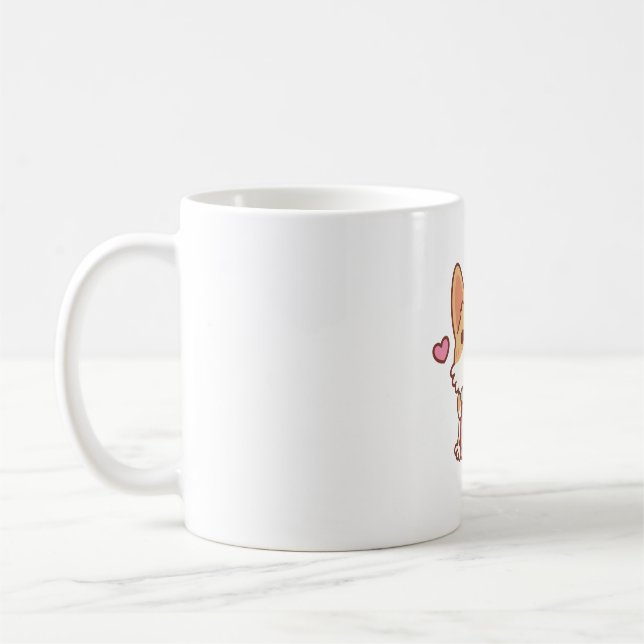 Mug Corgi mignonne Aime Boire Thé Bubble (Gauche)