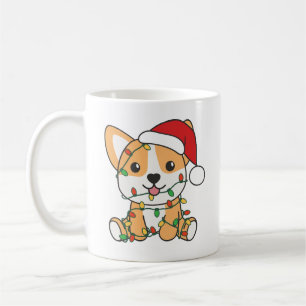 Mug Corgi Noël Animaux d'hiver Chien