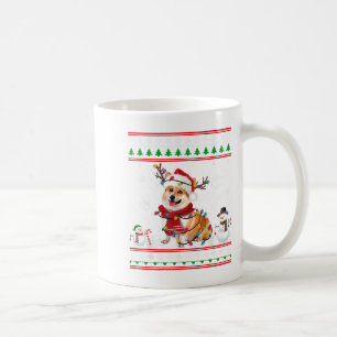 Mug Corgi Noël Sweat Ugly Funny Amoureux Chien Xmas