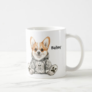Mug Corgi personnalisé en costume Halloween