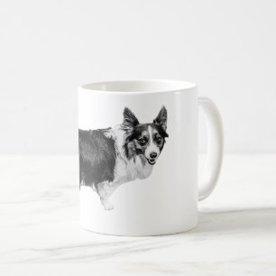 Mug Corgi Spark sous la lumière de la neige
