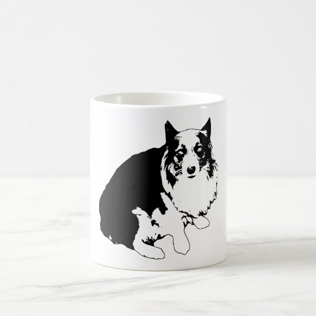 Mug "corgi spiral carnet" "daily plans journal" "sof" (Centre)