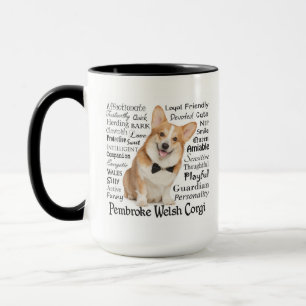 Mug Corgi Traits Musique