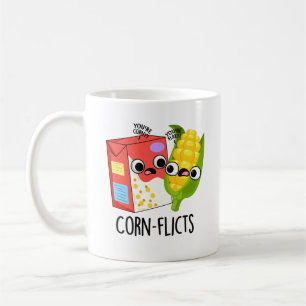 Mug Corn flicts Funny Cornflake Corn Pun