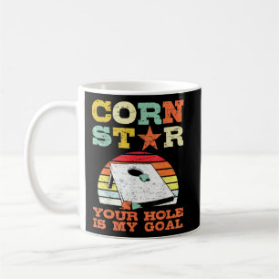 Mug Corn Star Votre Trou Est Mon But Cornhole Vintage