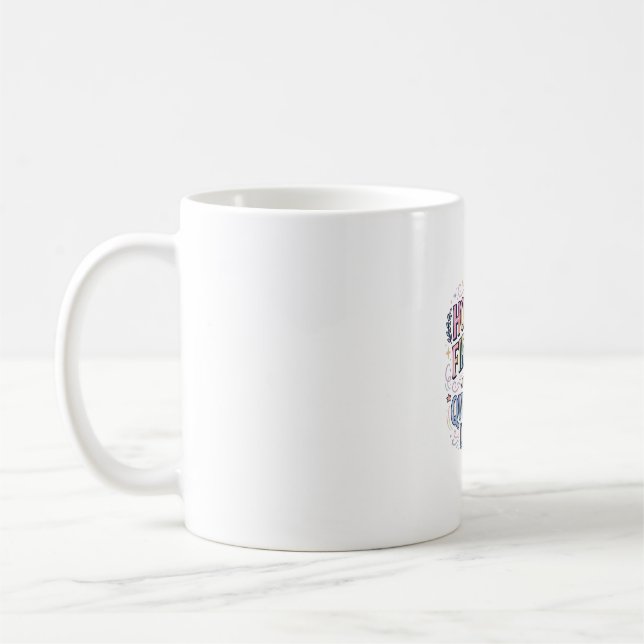 Mug Corne de Licorne Questions D'abord Plus Tard Autoc (Gauche)