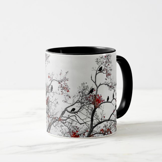 Mug Corneilles En Automne (Devant droit)
