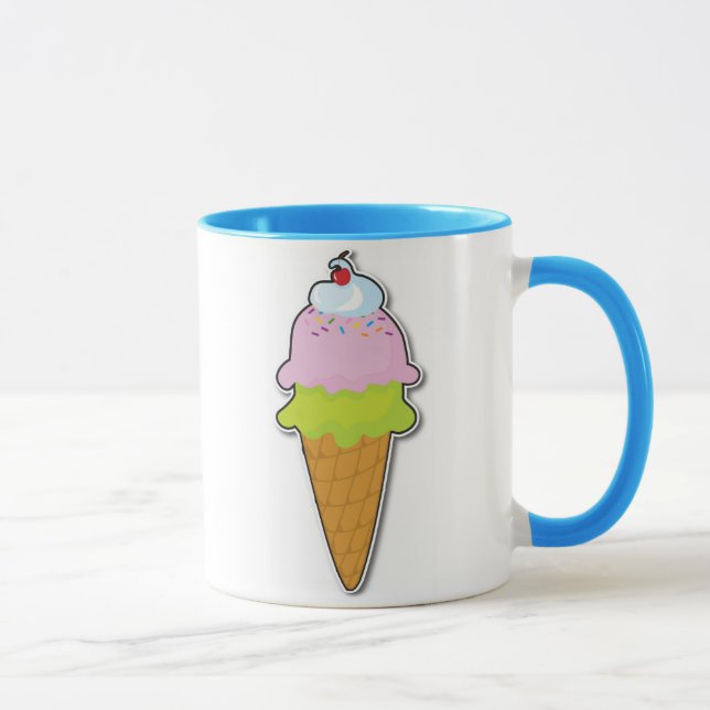 Mug Cornet de crème glacée (Droite)