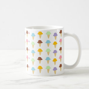 Mug Cornets de crème glacée colorés