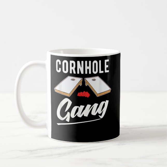 Mug Cornhole Pelouse Jeu Bean Sacs Sack Cornhole Team  (Gauche)