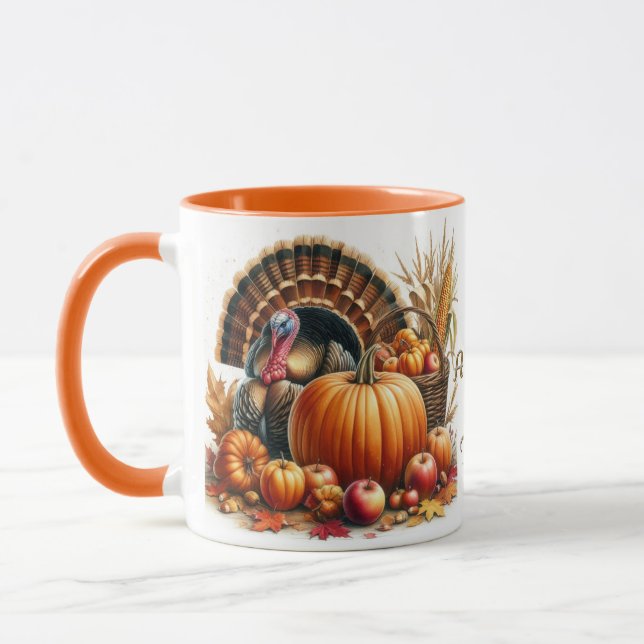 Mug Cornucopia Turquie Thanksgiving Combo (Gauche)