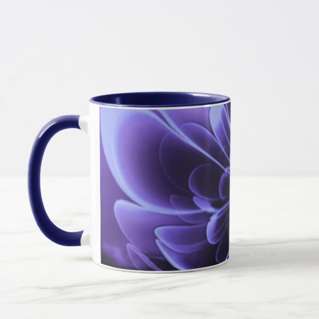 Mug Corolla Bleue Stimulée Pétales (Gauche)