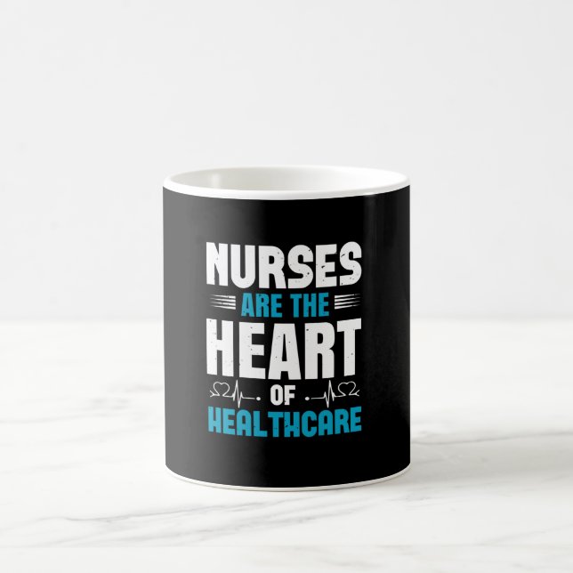 Mug Corona Nurses - Coeur Des Soins De Santé (Centre)