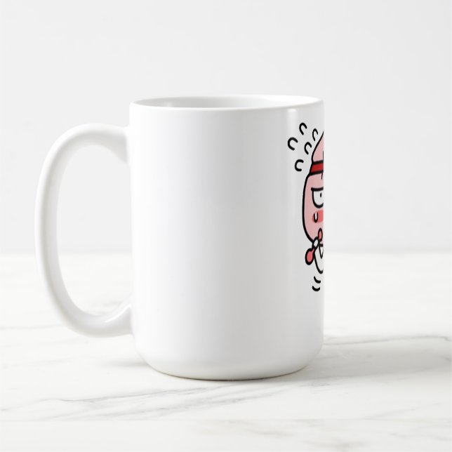 Mug Corps d'apeach en été (Gauche)