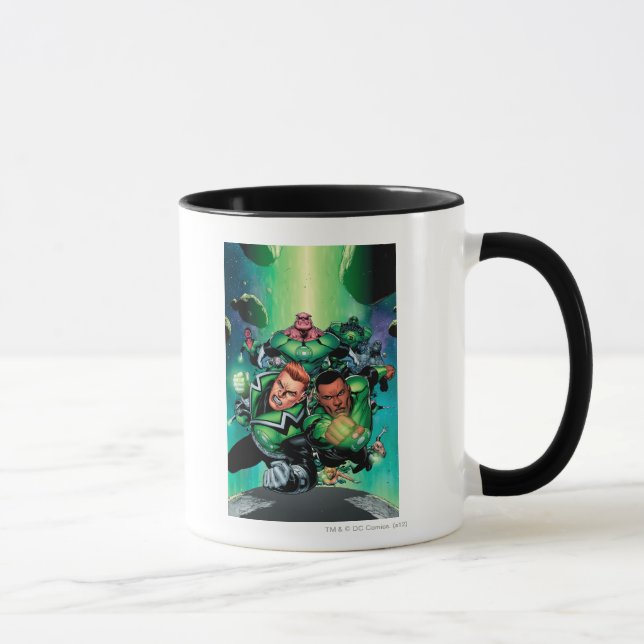 Mug Corps de lanternes vertes (Droite)
