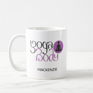 Mug Corps de Yoga personnalisé avec pose de Yoga coff