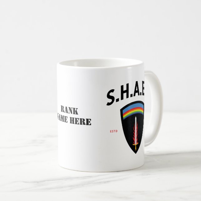 Mug Corps expéditionnaire allié du quartier général su (Devant droit)