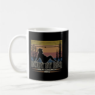 Mug Corps Homme Par BBQ Viande Vintage Eglise Grilling