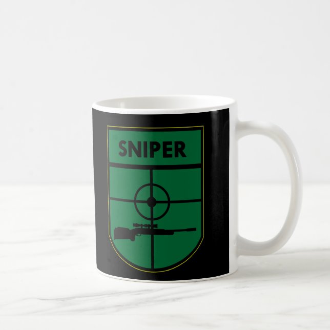 Mug Correction noire de tireur isolé (Droite)