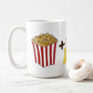 Mug Correspondance alimentaire classique Popcorn + Beu