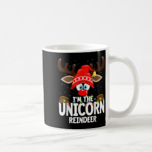 Mug Correspondance de Noël Je suis le renne licorne 