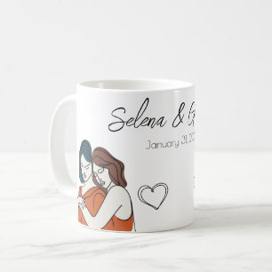 Mug Correspondance lesbienne personnalisée