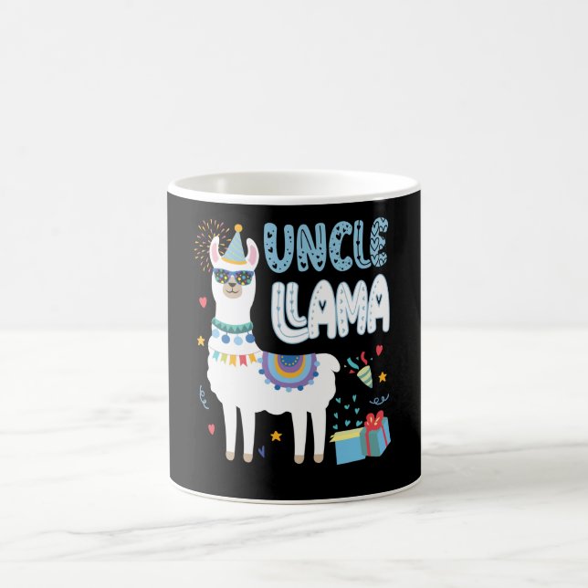 Mug Correspondance Llama Anniversaire tenue de fête Ll (Centre)