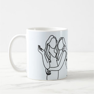 Mug Correspondance personnalisée de couple lesbien