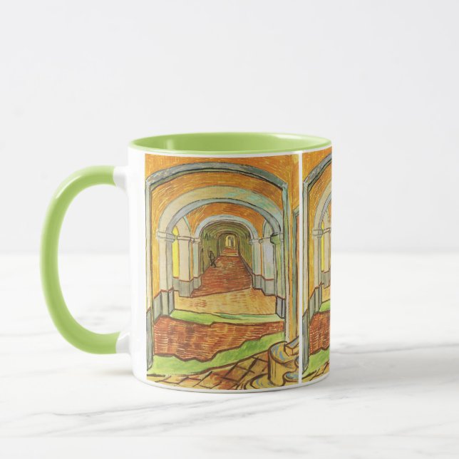 Mug Corridor de l'asile de Saint-Paul par Vincent van  (Gauche)