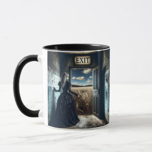 Mug Corridor de sortie fille mignonne Imaginaire