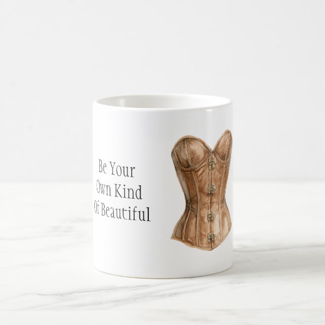 Mug Corset de votre propre beauté (Centre)