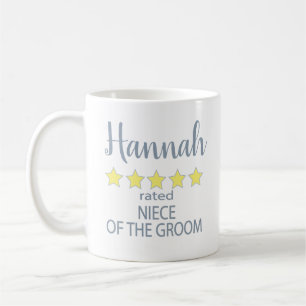 Mug Cortège de Mariage & de Noce 5 Étoiles Nièce du Ma